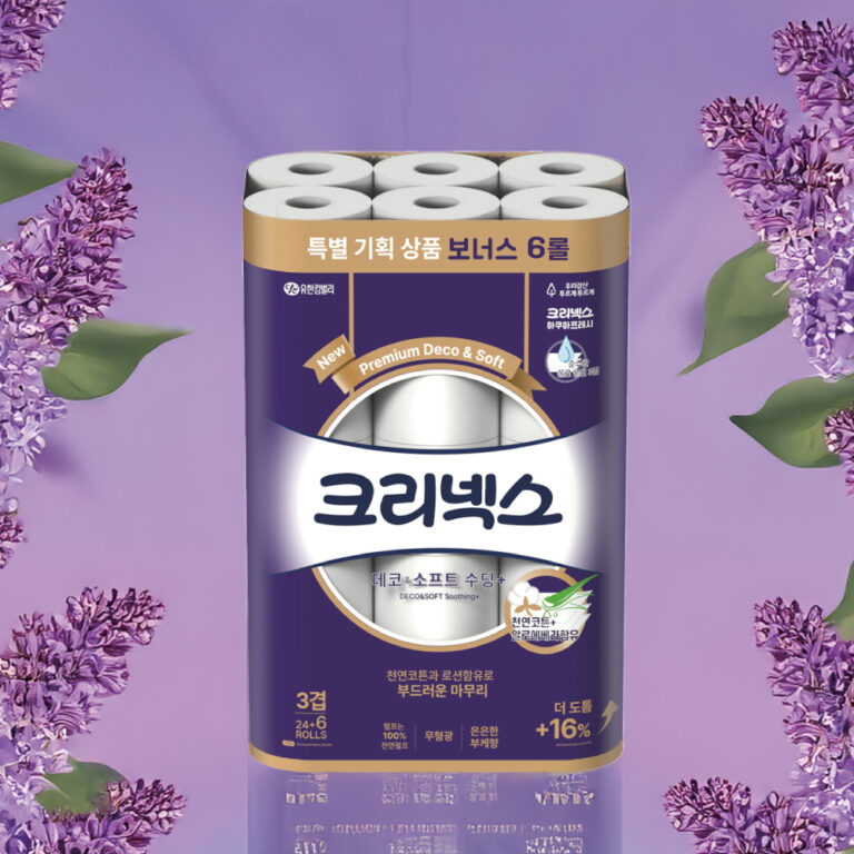 Read more about the article 크리넥스 데코앤소프트 수딩플러스 — 상세페이지 디자인